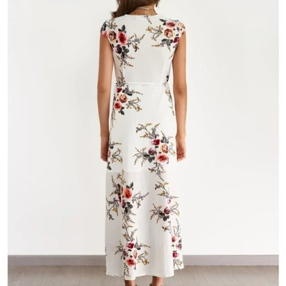 Floral Wrap Dress - Picture 5 of 10